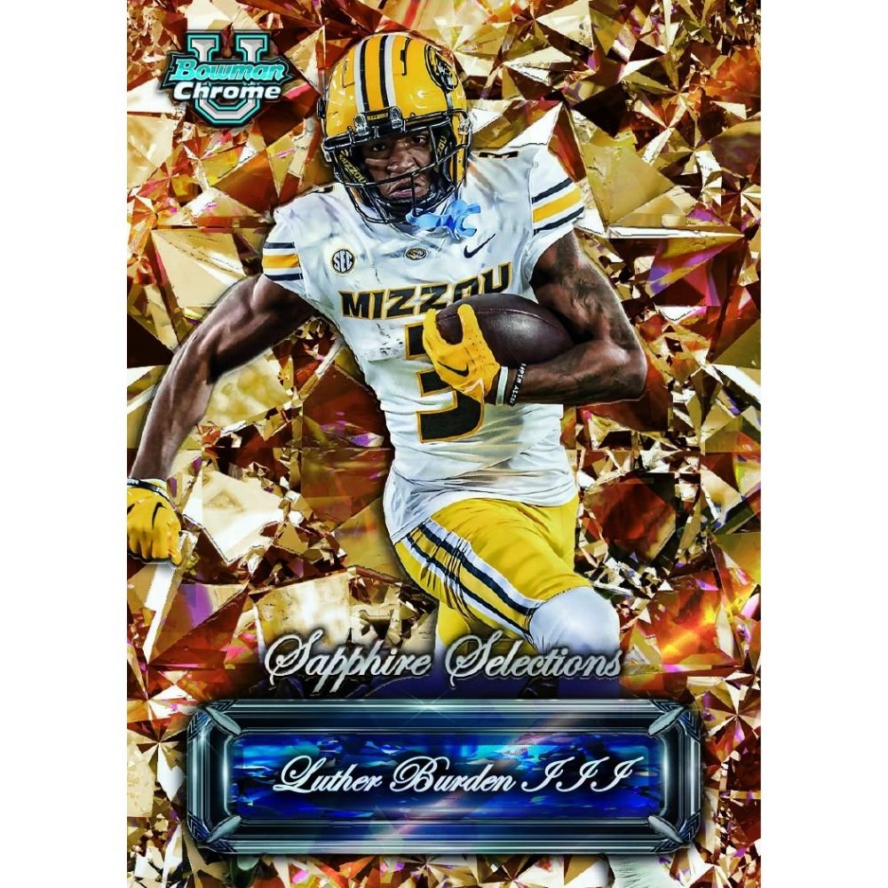2024 Bowman University Chrome Football Sapphire Edition Box