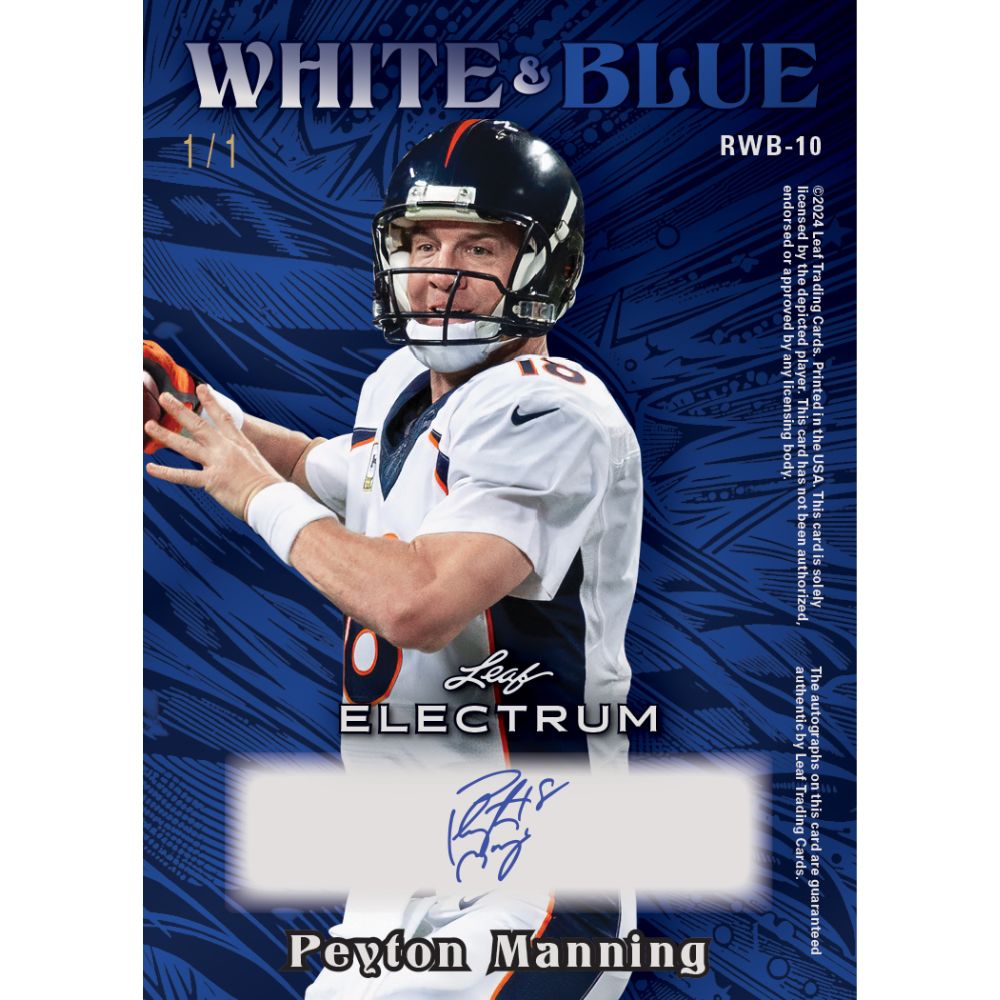 2024 Leaf Electrum Football Hobby Box