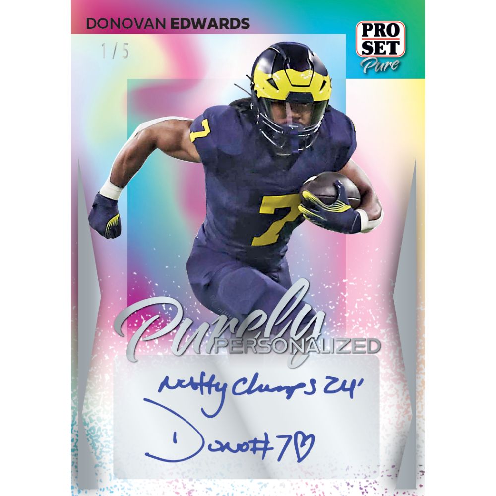 2024 Leaf Pro Set Pure Football Hobby Box