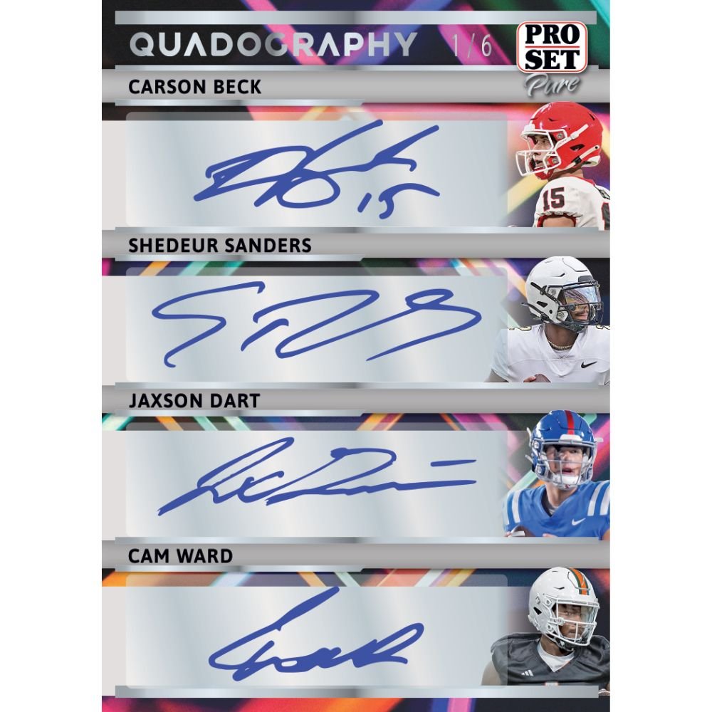2024 Leaf Pro Set Pure Football Hobby Box