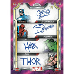 2024 Topps Chrome Sapphire Marvel Hobby Box