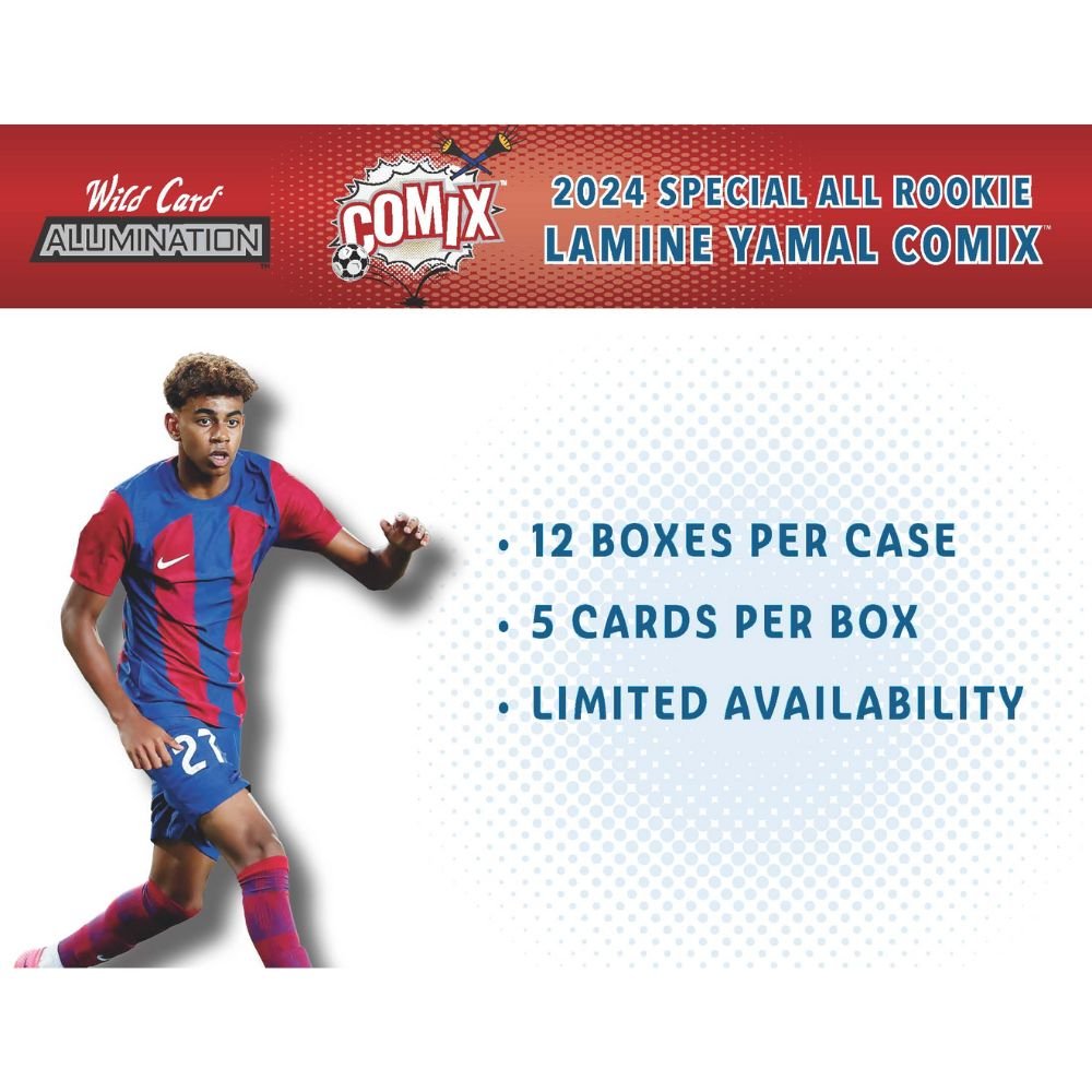 2024 Wild Card Alumination Lamine Yamal Comix Soccer Hobby Box