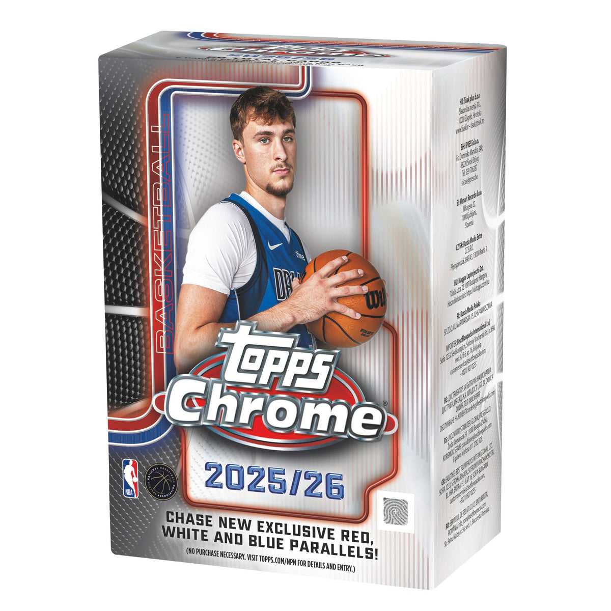 2025/26 Topps Chrome Basketball Blaster Box