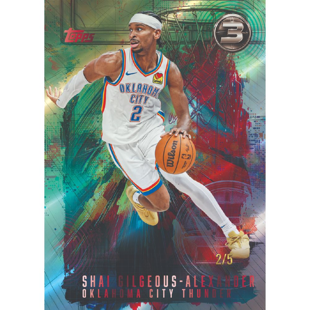 2025/26 Topps Three Basketball Hobby Box