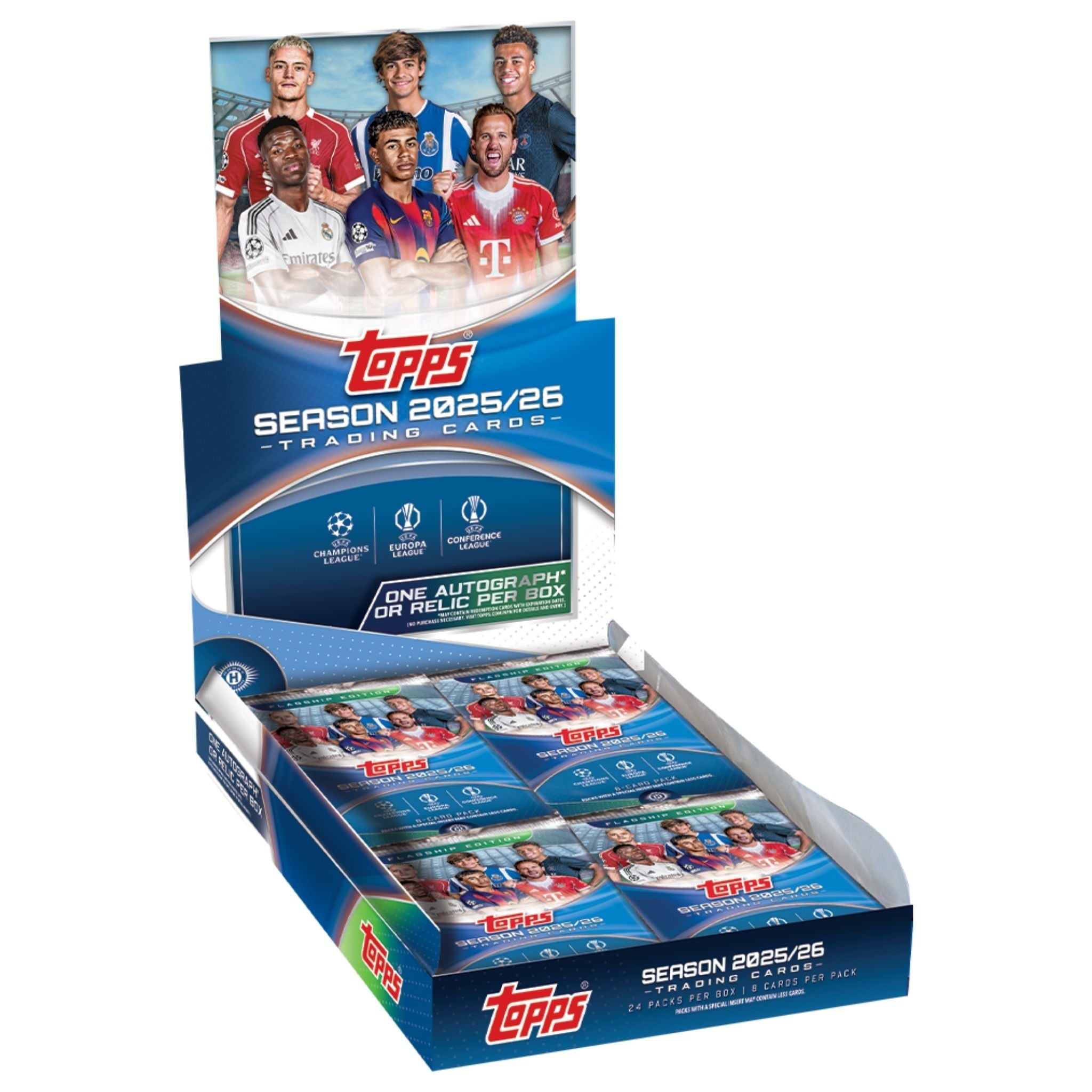 2025/26 Topps UEFA Club Competitions Soccer Hobby Box