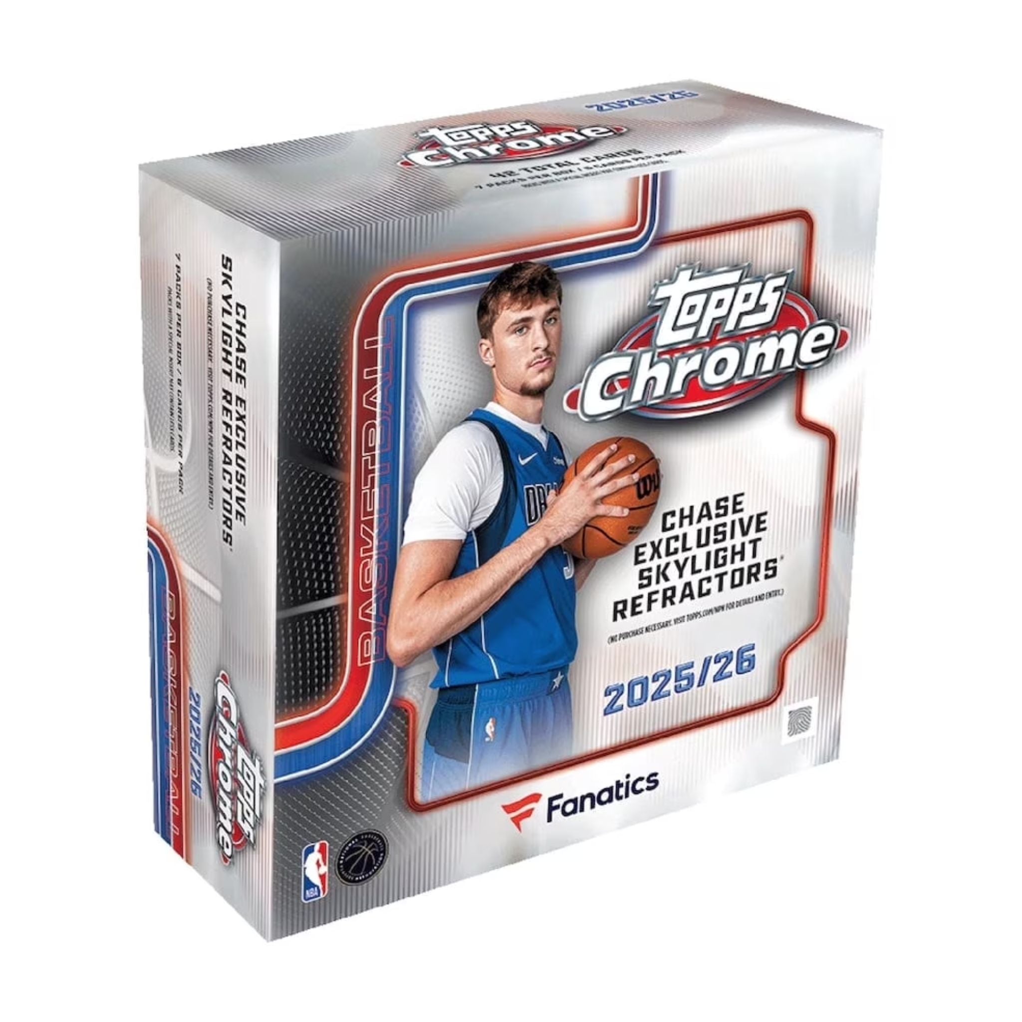 2025/26 Topps Chrome Basketball Fanatics Mega Box