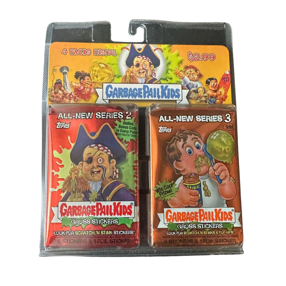 Topps Garbage Pail Kids All New Series Mix 4-Pack Blister