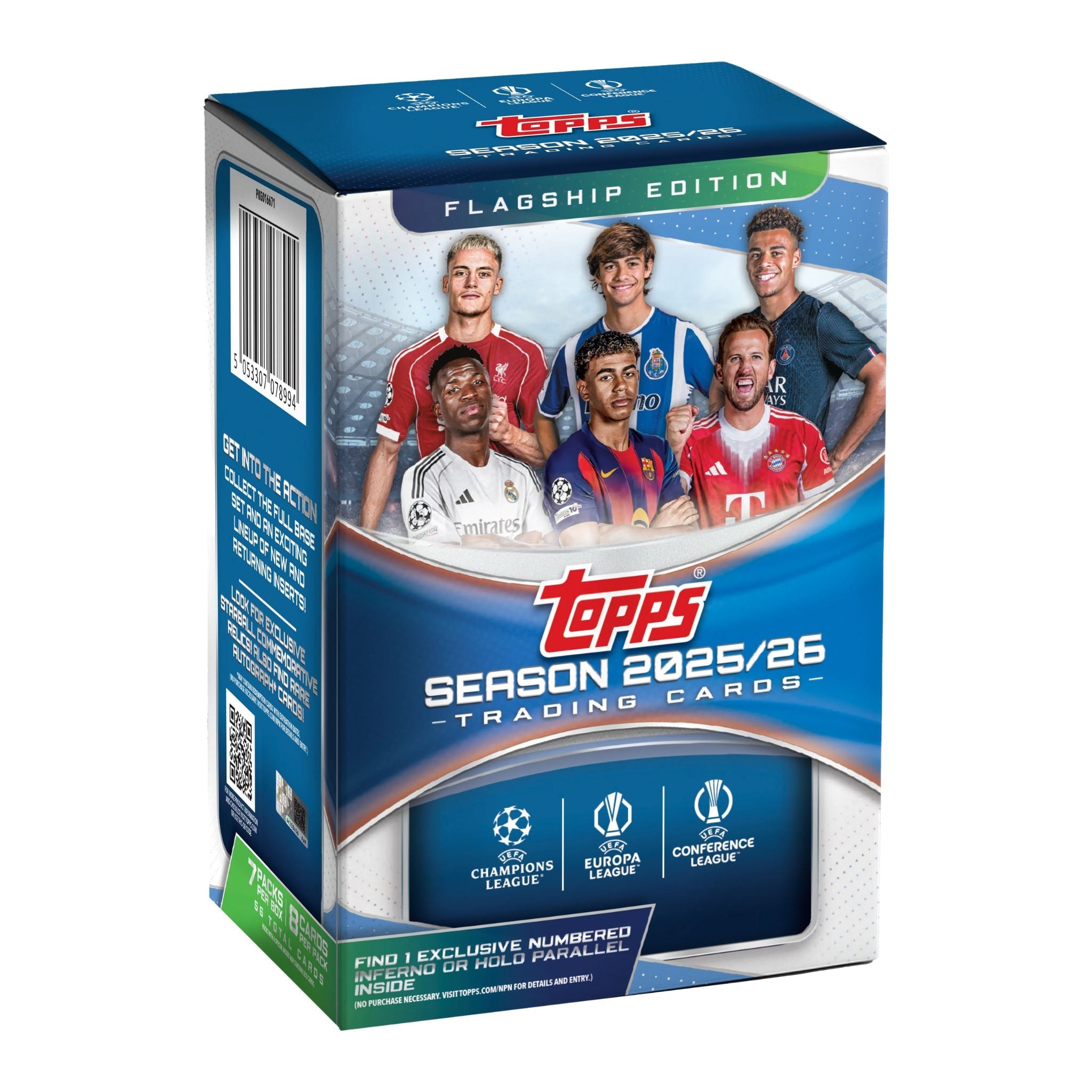 2025/26 Topps UEFA Club Competitions Soccer Blaster Box