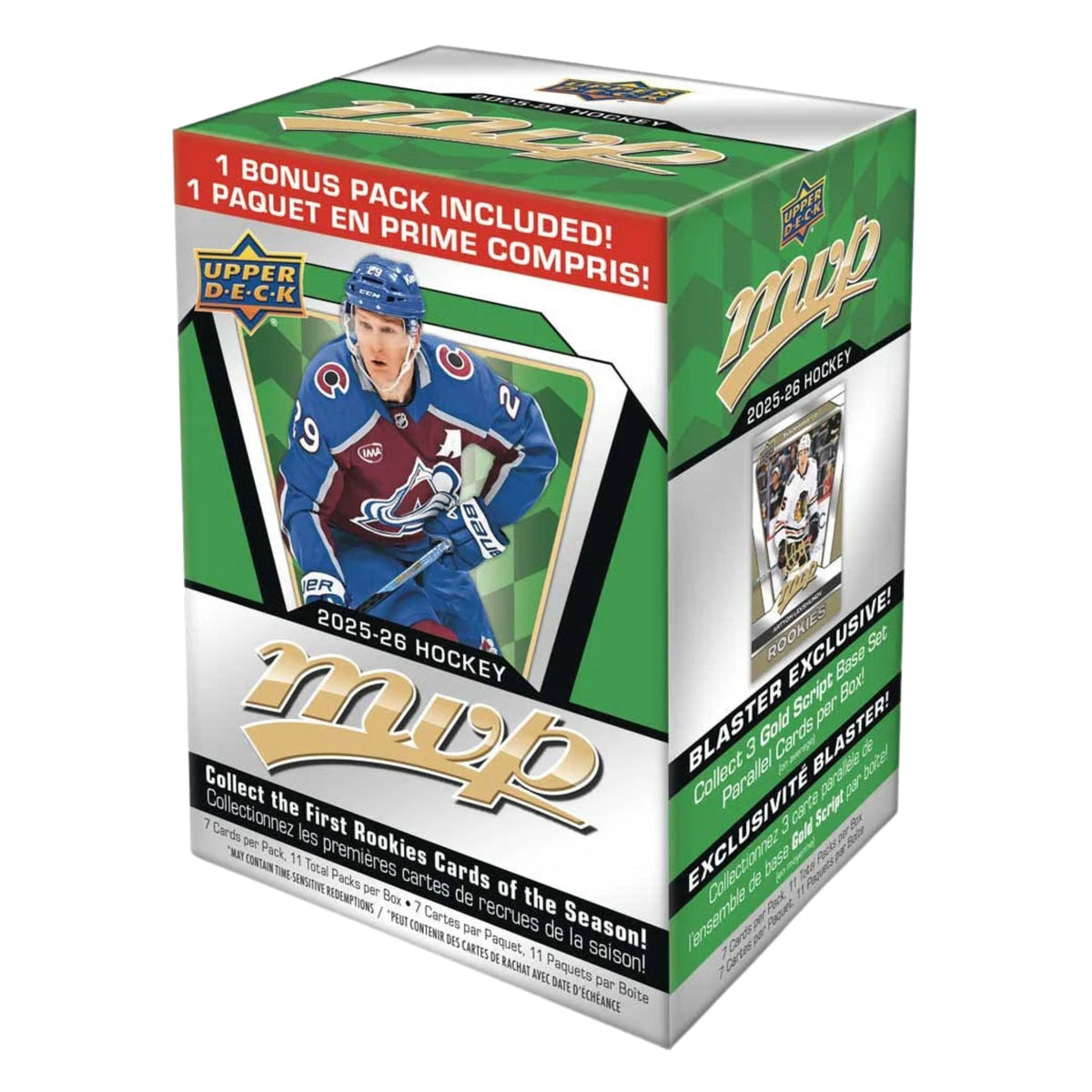 2025/26 Upper Deck MVP Hockey Blaster Box