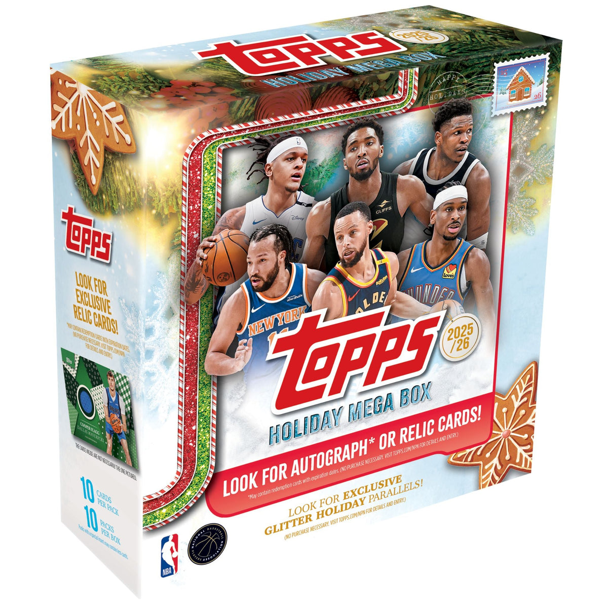 2025/26 Topps Basketball Holiday Mega Box