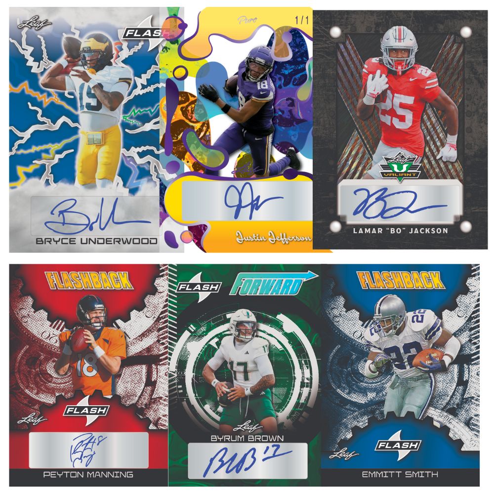 2025 Leaf Eclectic Signature Series Football Mythical Box