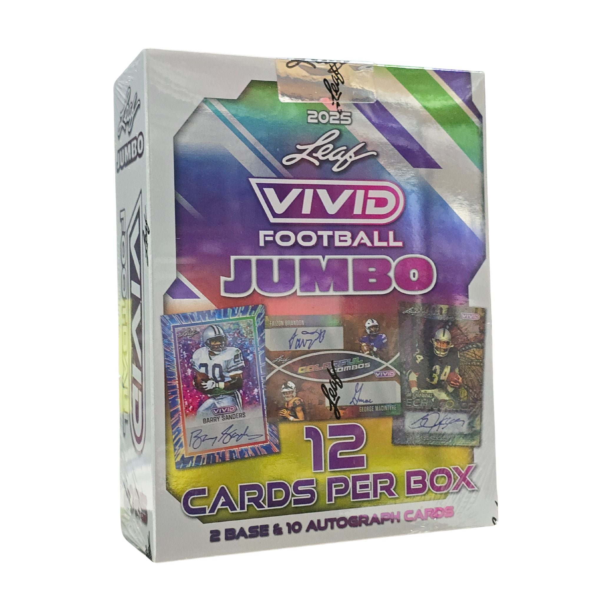 2025 Leaf Vivid Football Jumbo Box