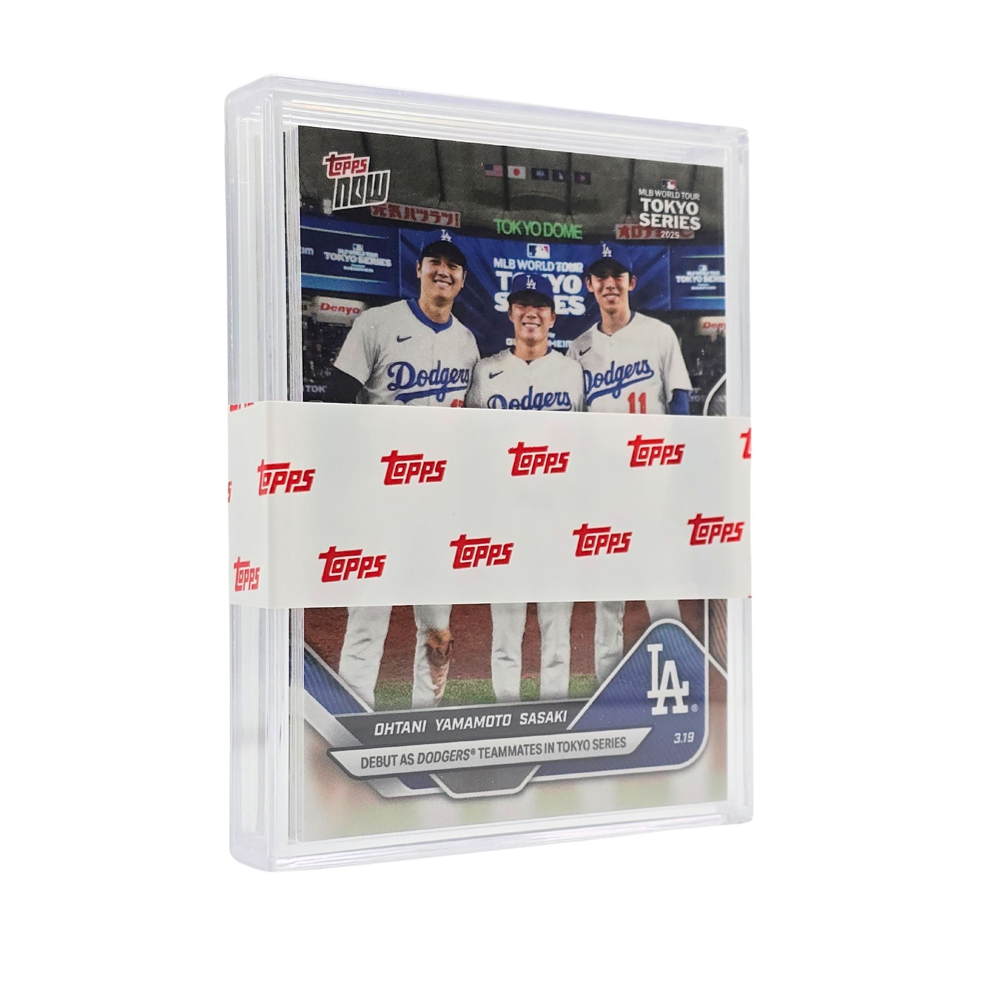 2025 MLB Topps NOW® Shohei Ohtani / Yoshinobu Yamamoto / Roki Sasaki- Card 7 - LOOK FOR TRIPLE AUTO - PR: 99,226