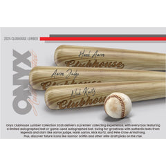 2025 Onyx Lumber Collection Baseball Bat Box