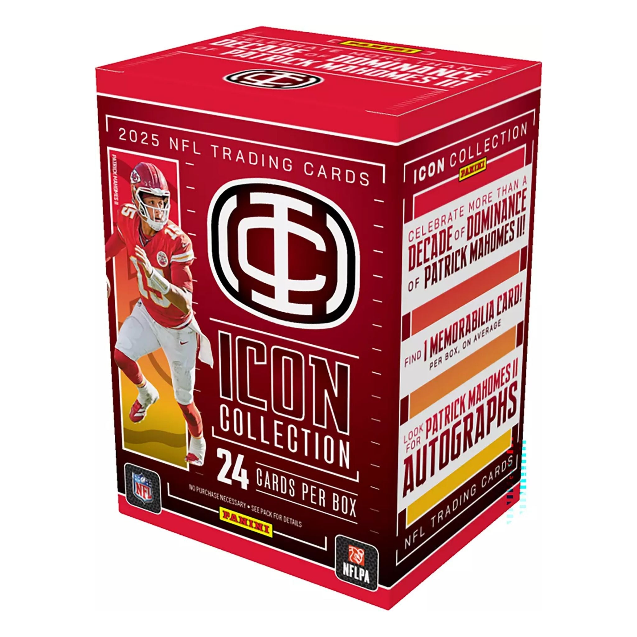 2025 Panini Authentically Mahomes Icon Collection Football Blaster Box