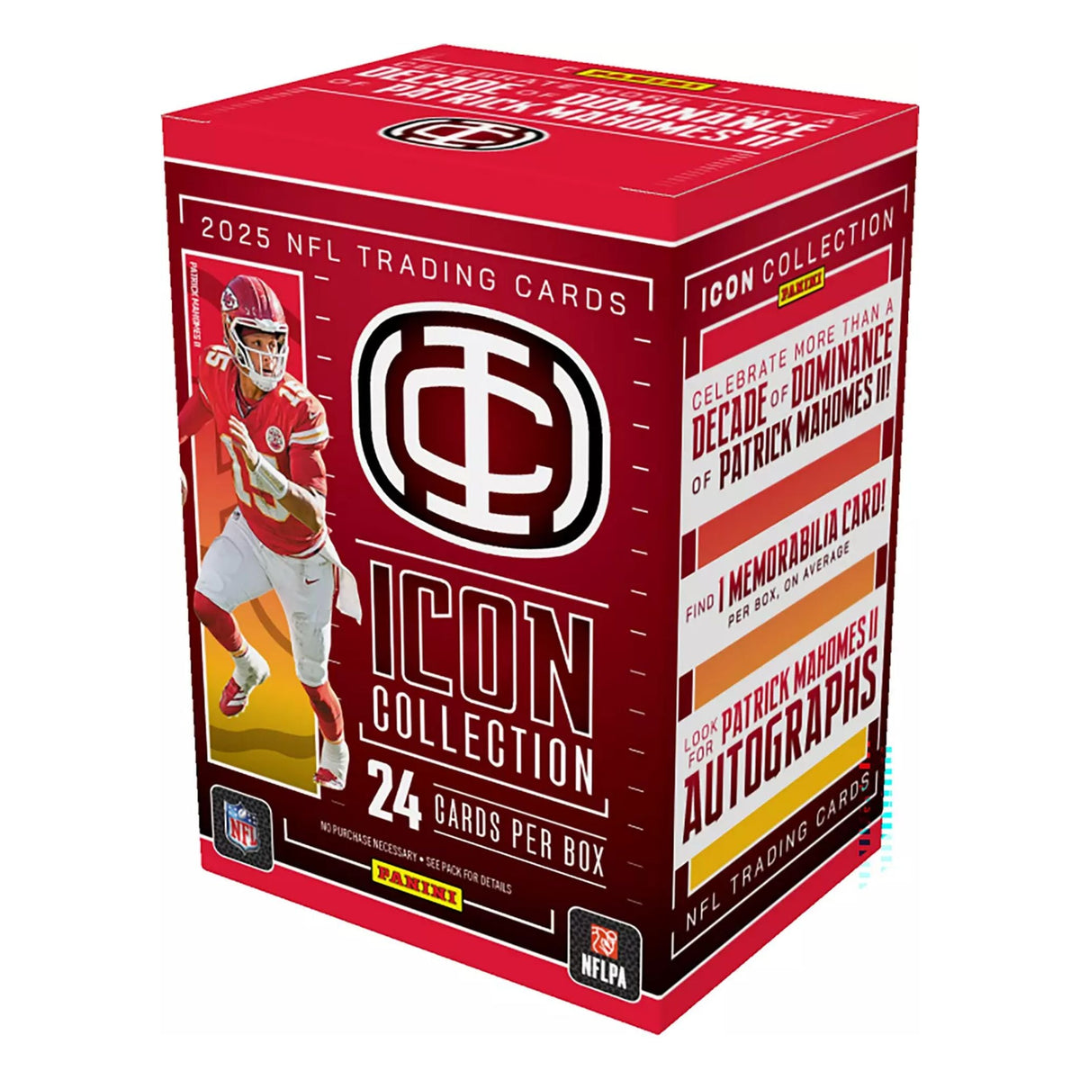 2025 Panini Authentically Mahomes Icon Collection Football Blaster Box