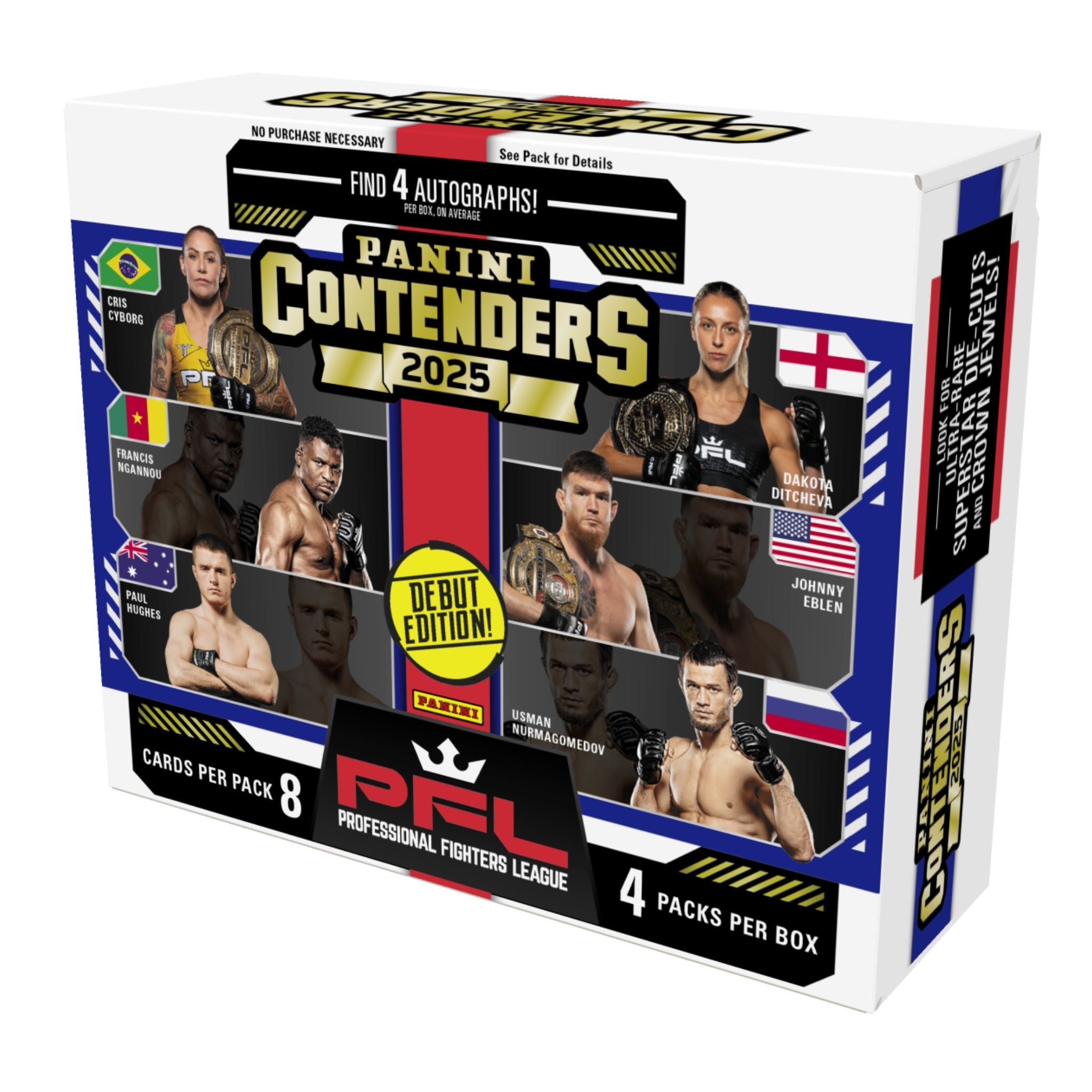2025 Panini Contenders PFL Hobby Box