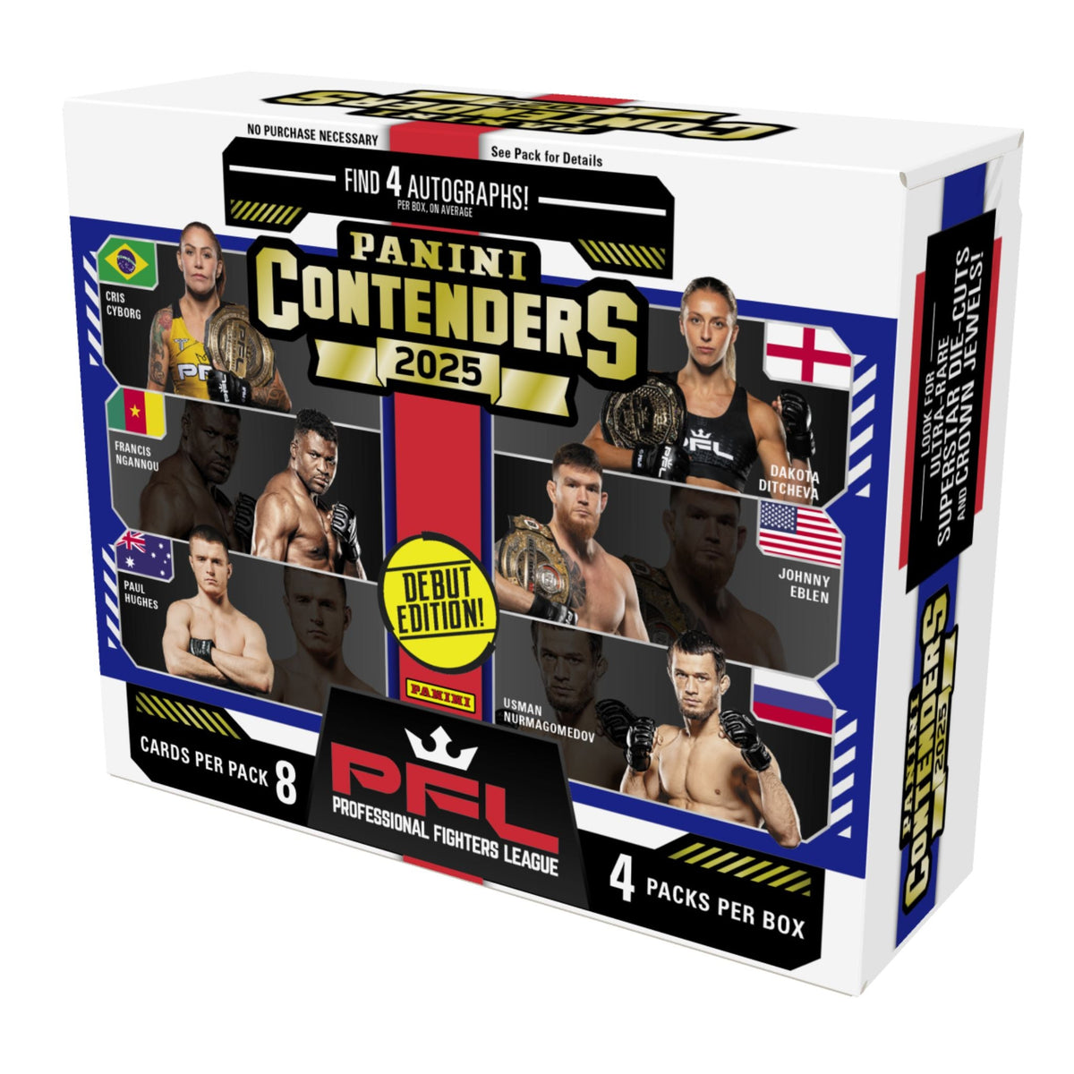 2025 Panini Contenders PFL Hobby Box