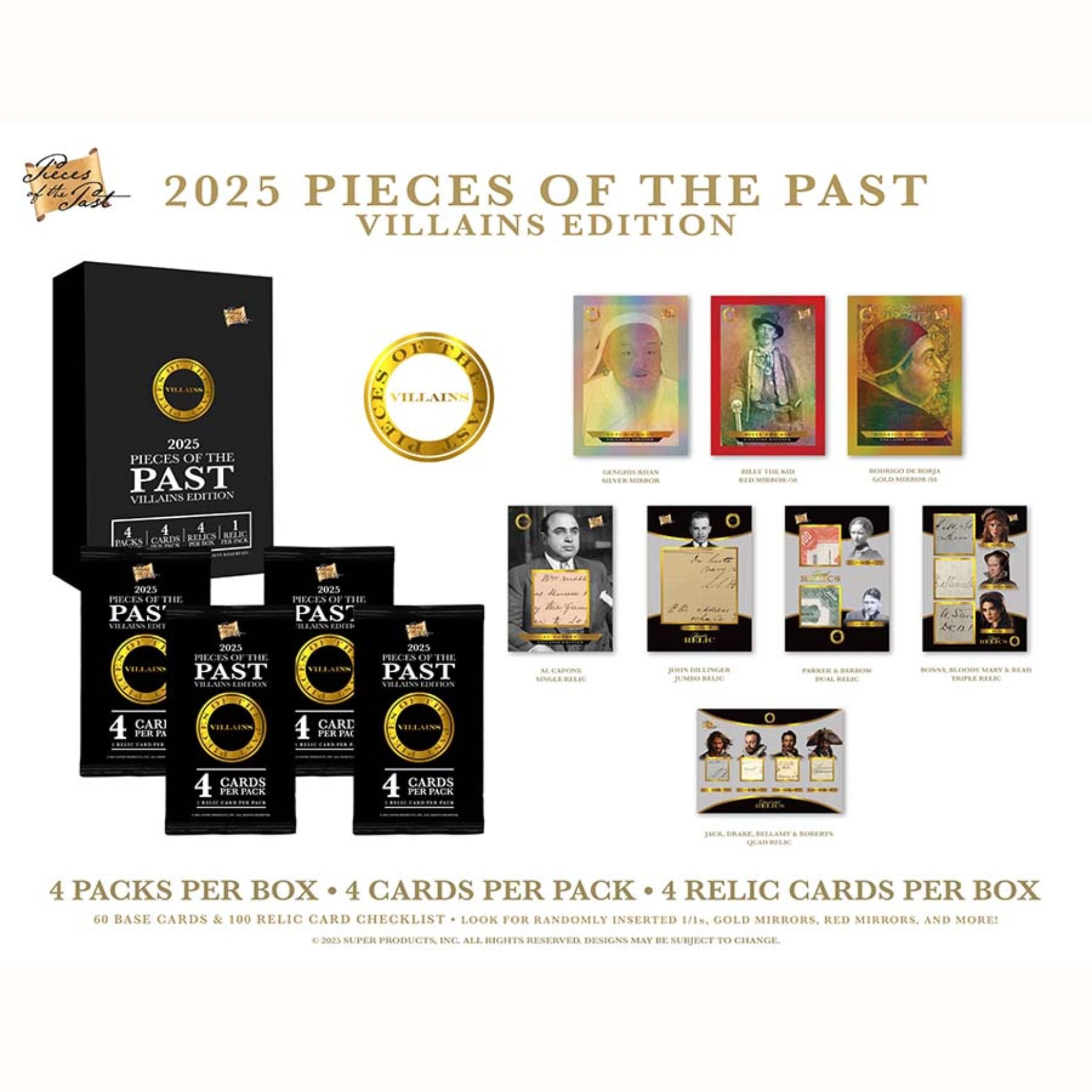 2025 Pieces of the Past Villains Edition Box