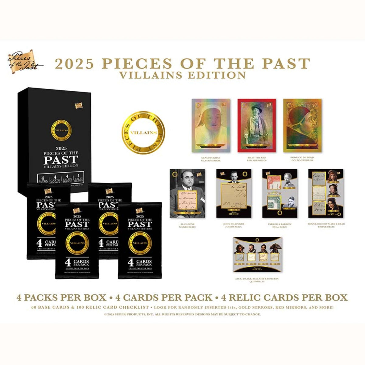 2025 Pieces of the Past Villains Edition Box