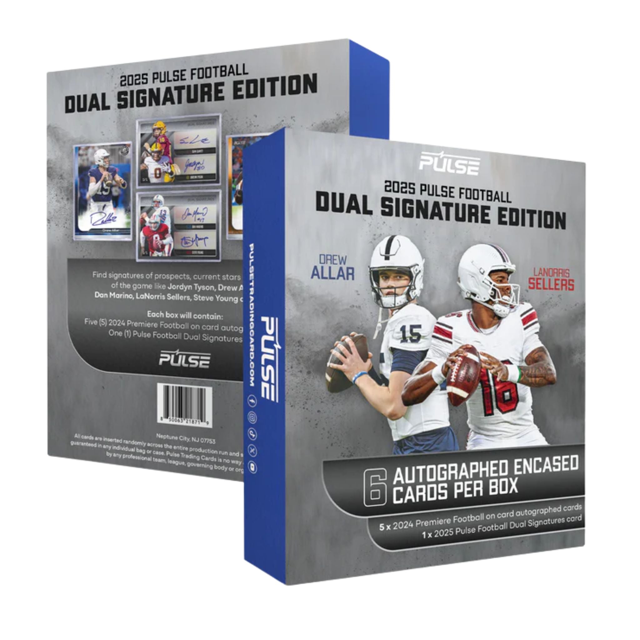 2025 Pulse Football Dual Signature Edition Hobby Box