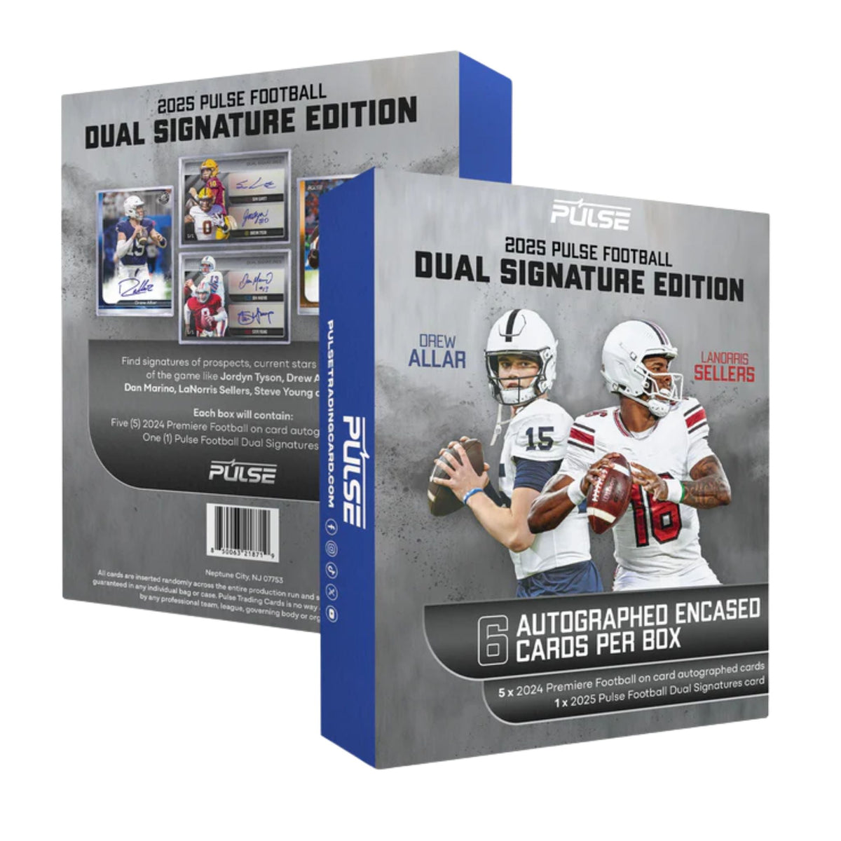 2025 Pulse Football Dual Signature Edition Hobby Box