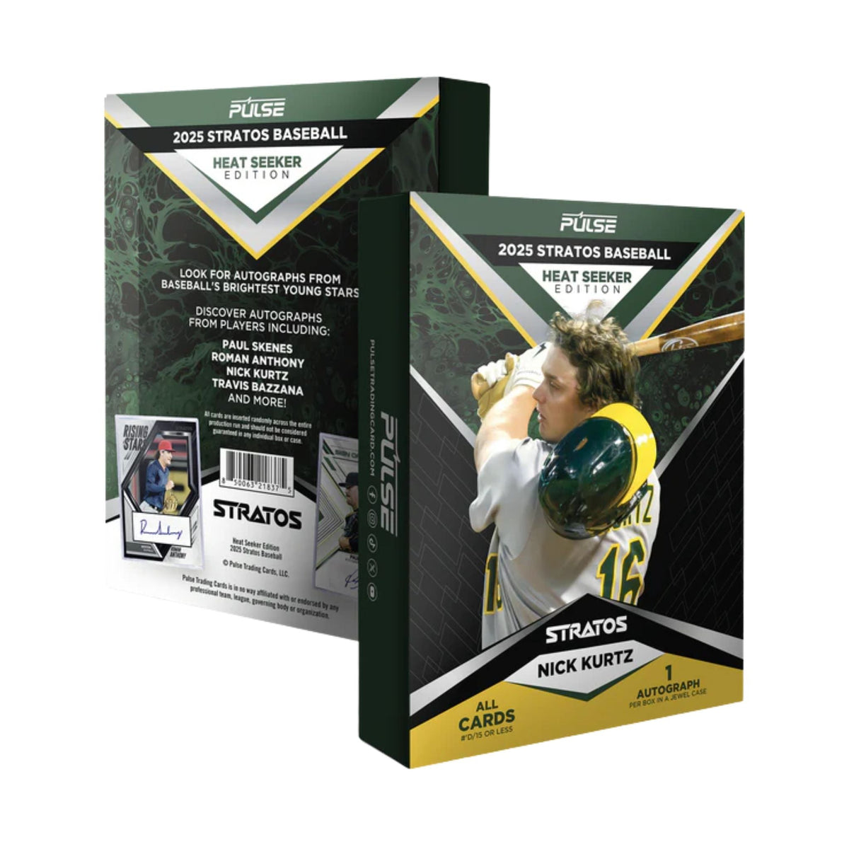 2025 Pulse Stratos Baseball Hobby Heat Seekers Box