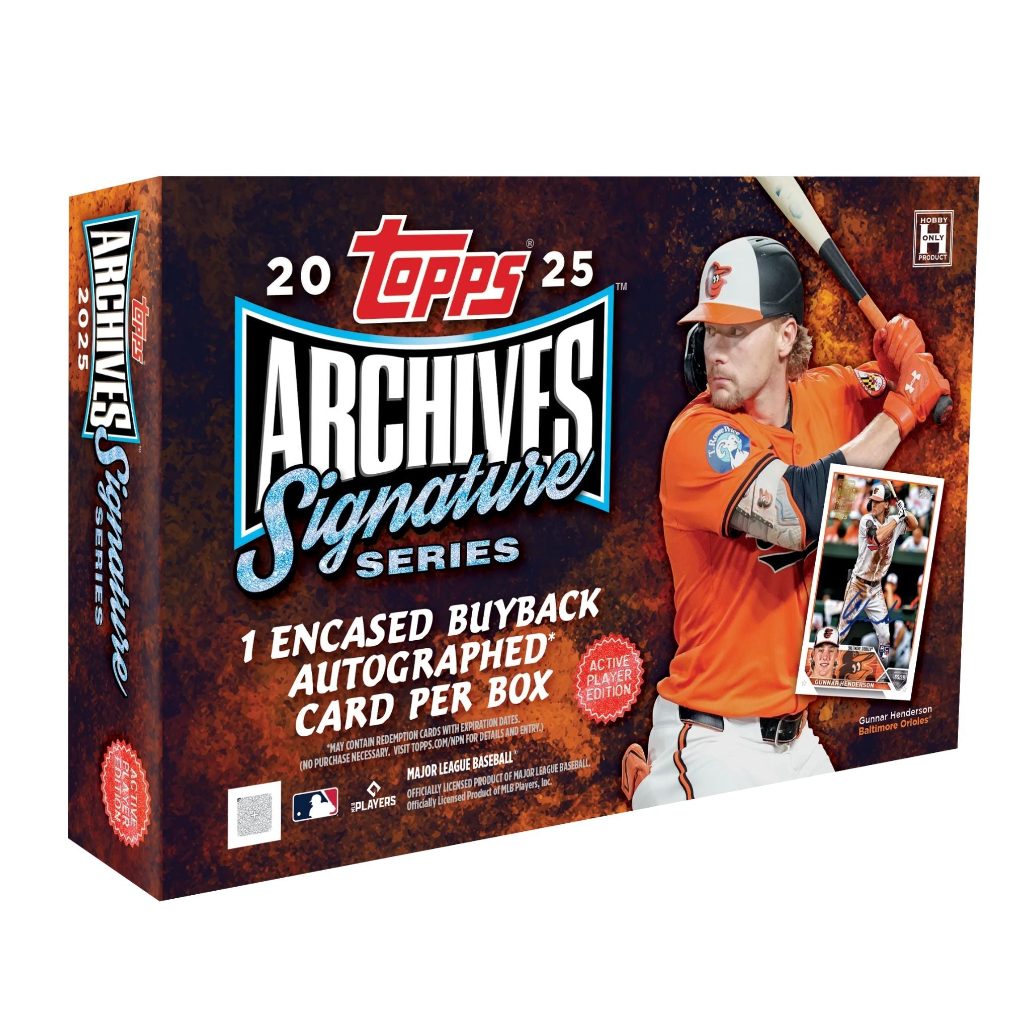 2025 Topps Archives Signature Series Active Players Edition Baseball Hobby Box