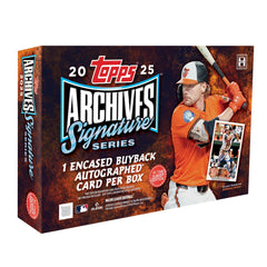 2025 Topps Archives Signature Series Active Players Edition Baseball Hobby Box