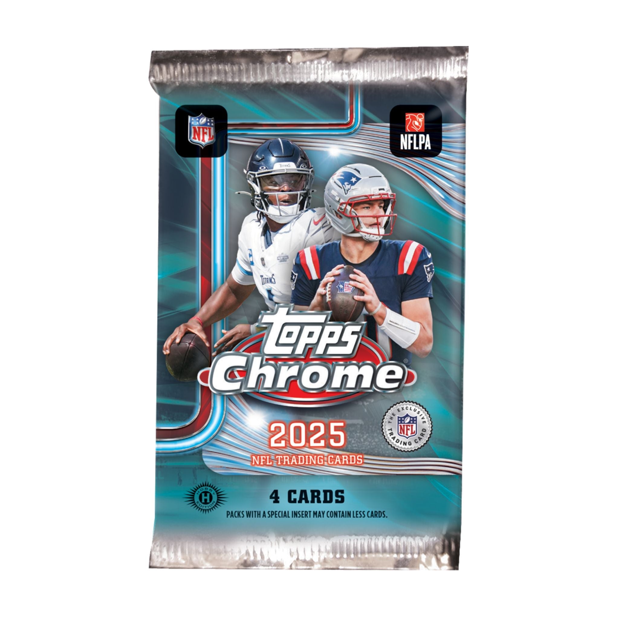 2025 Topps Chrome Football Hobby Pack
