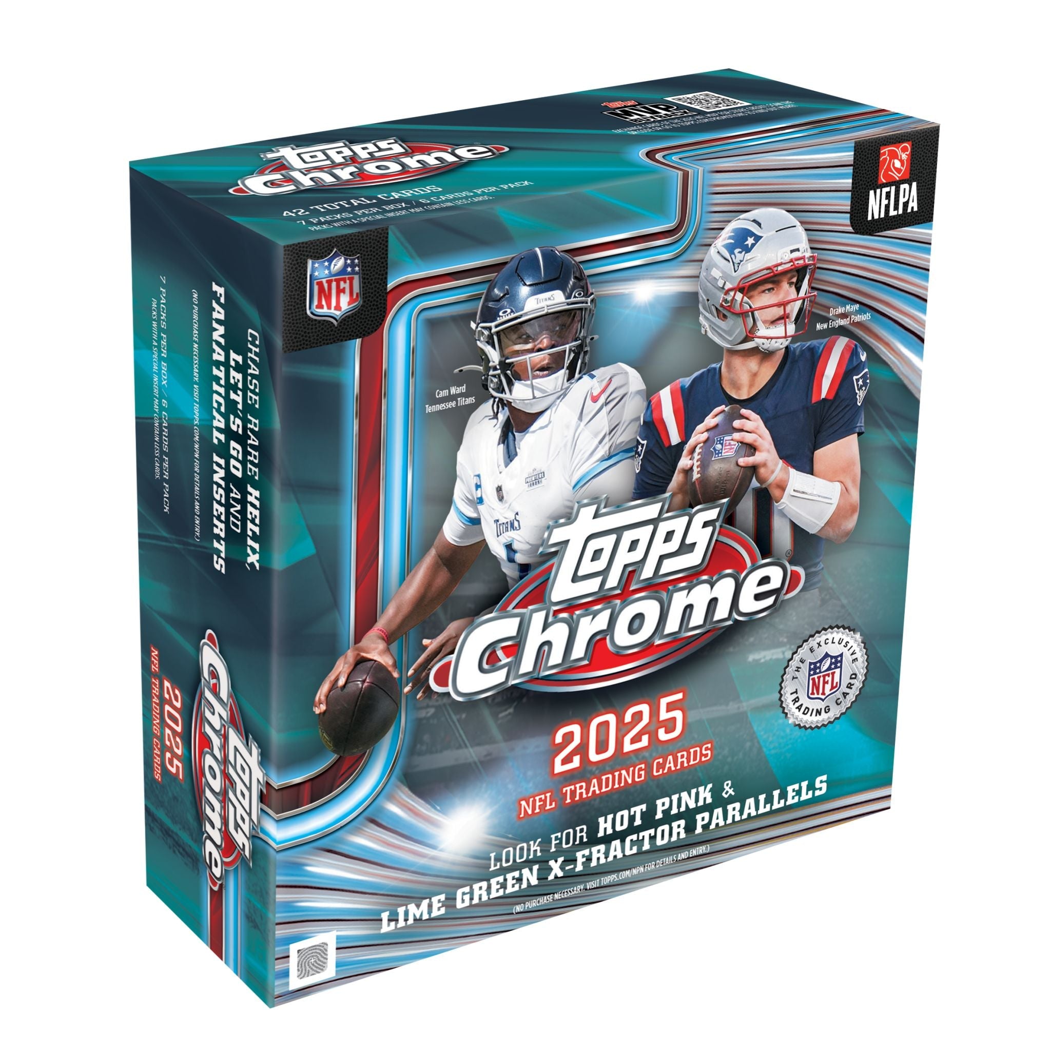2025 Topps Chrome Football Mega Box