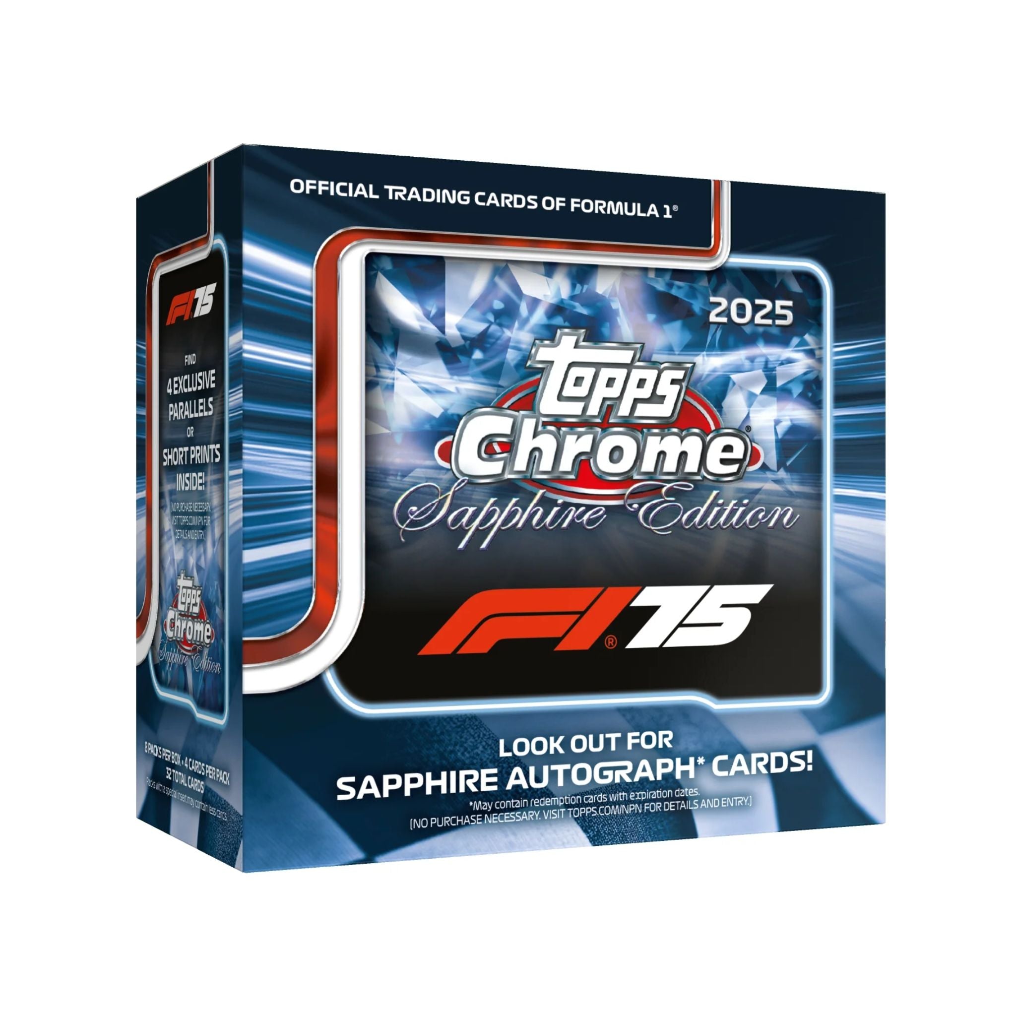 2025 Topps Chrome Sapphire Formula 1 Racing Box