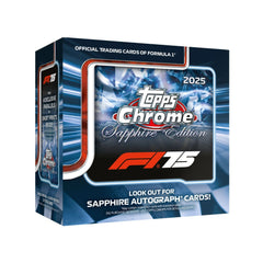 2025 Topps Chrome Sapphire Formula 1 Racing Box