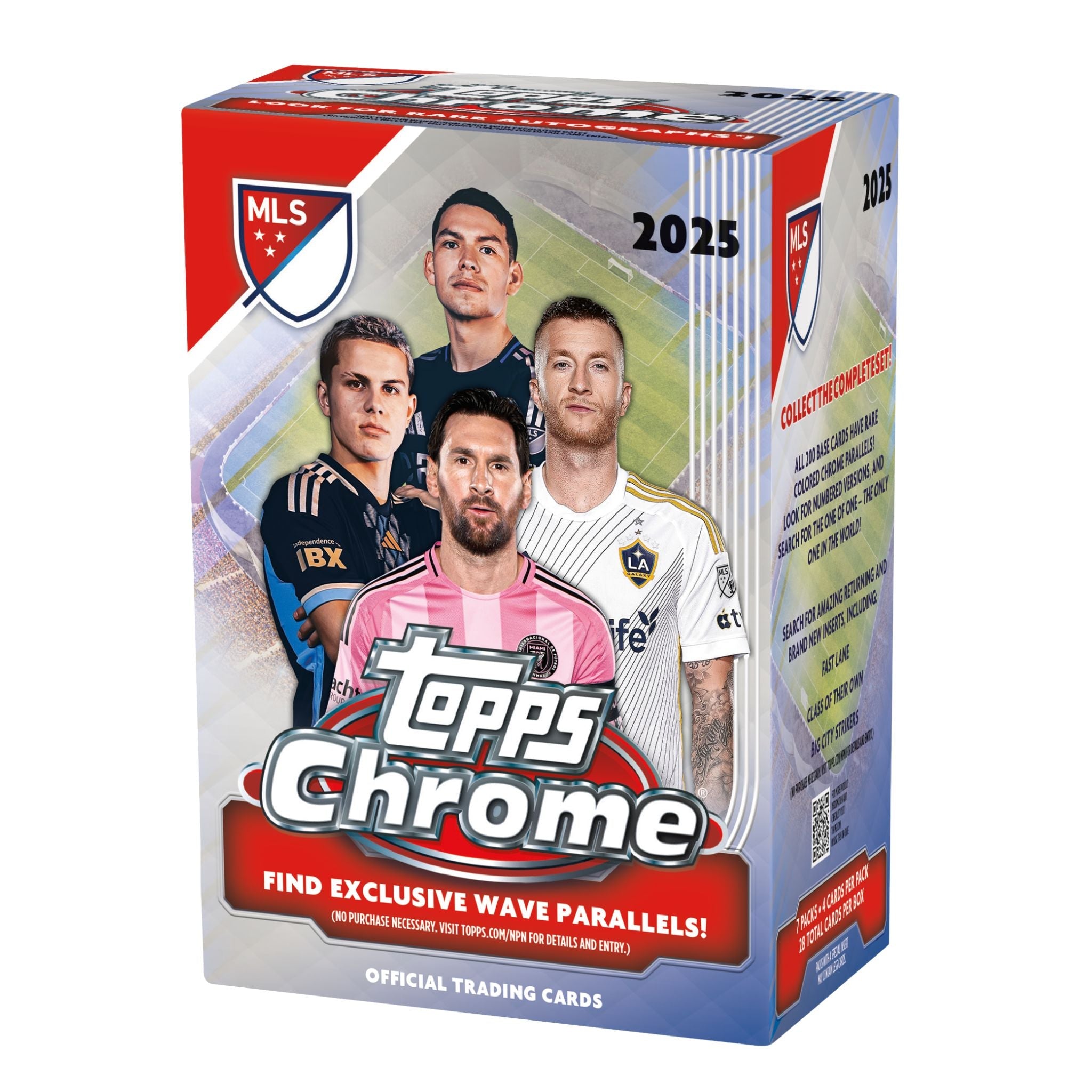 2025 Topps Chrome MLS Soccer Blaster Box