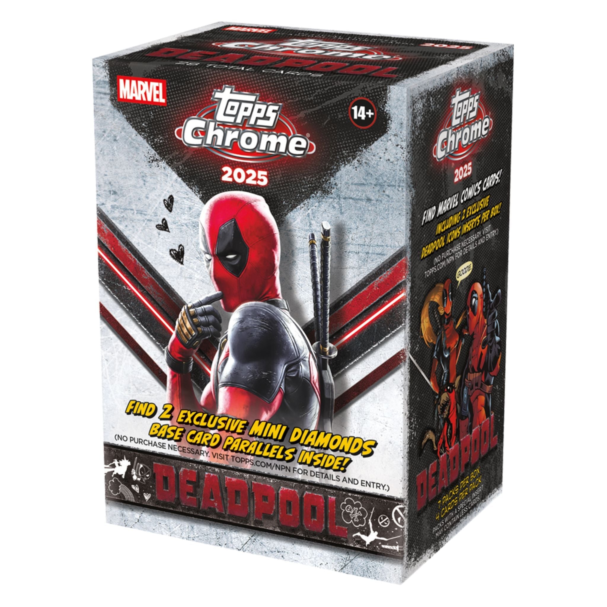 2025 Topps Chrome Marvel Deadpool Blaster Box