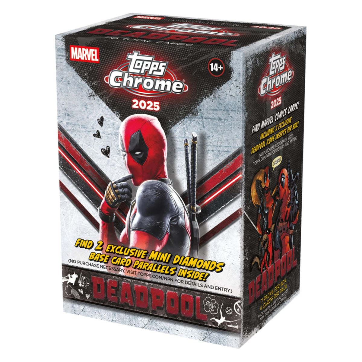 2025 Topps Chrome Marvel Deadpool Blaster Box
