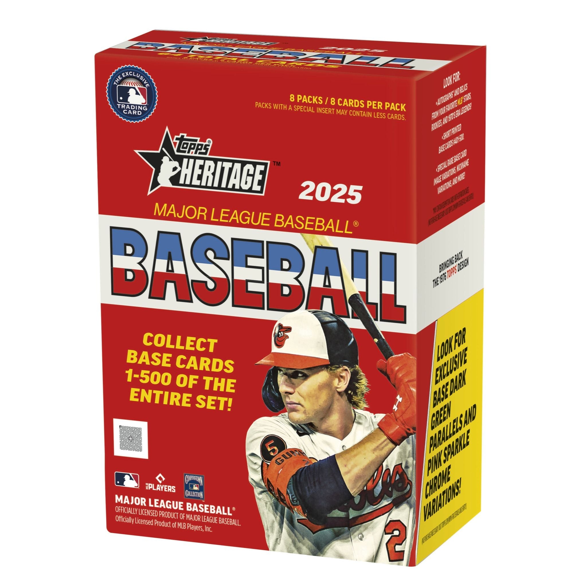 2025 Topps Heritage Baseball Blaster Box