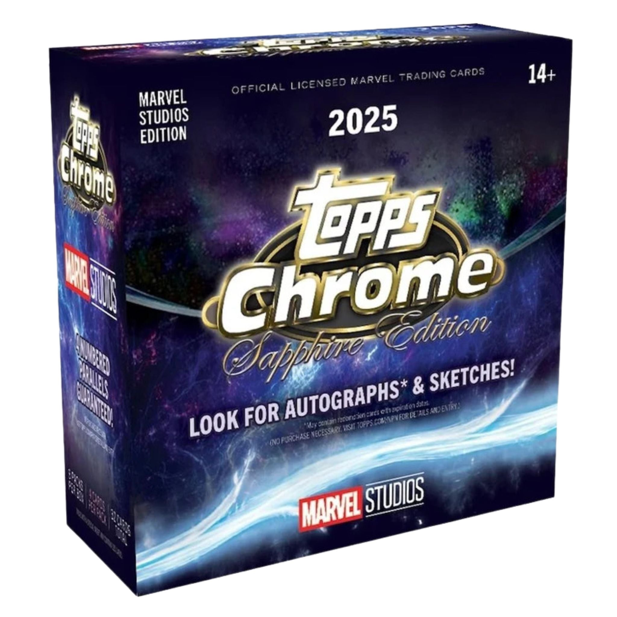2025 Topps Chrome Sapphire Marvel Studios Box