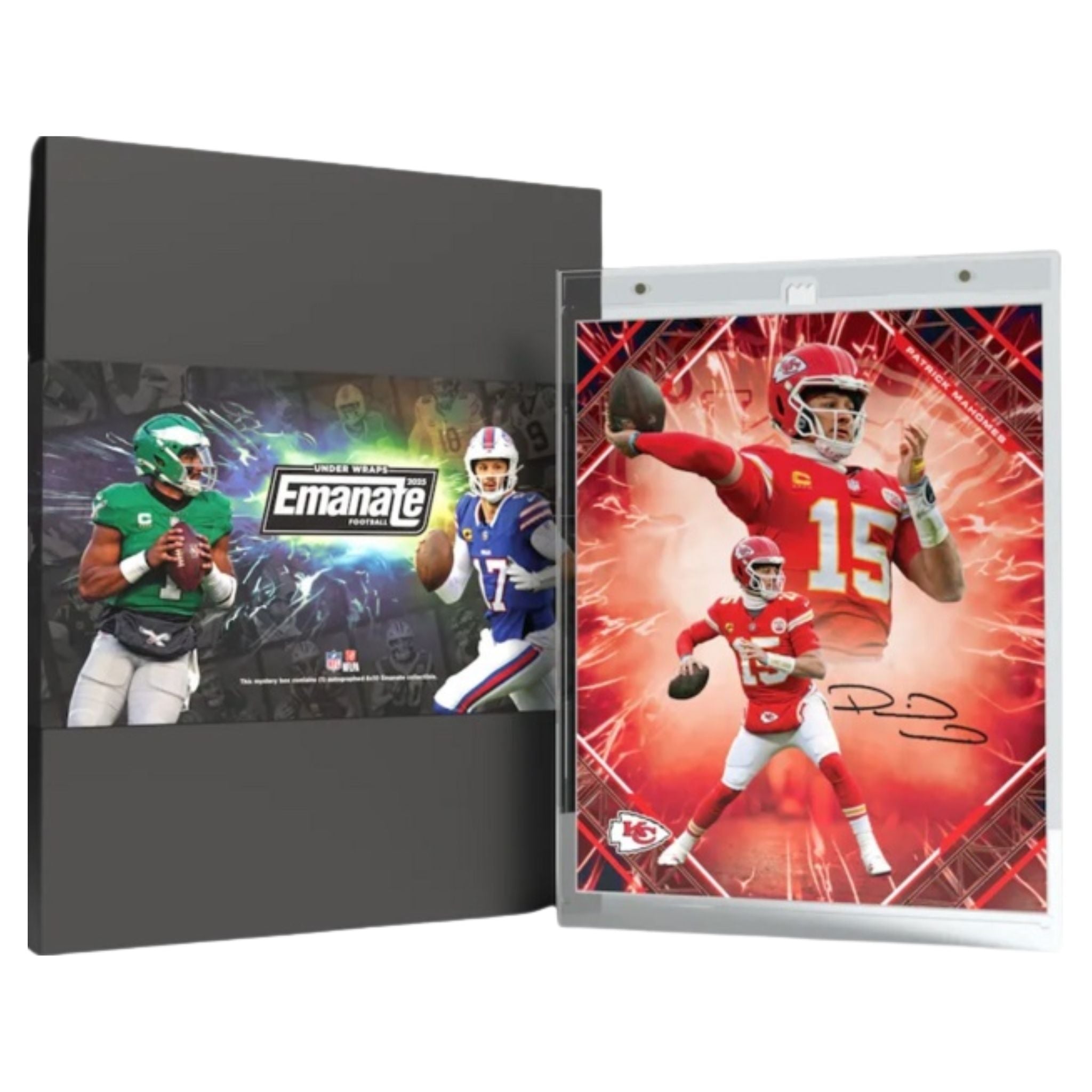 2025 Under Wraps Emanate NFL Autographed Collectible Photo Mystery Box