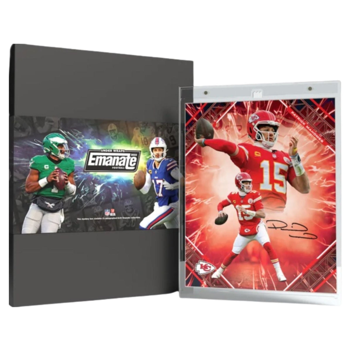 2025 Under Wraps Emanate NFL Autographed Collectible Photo Mystery Box