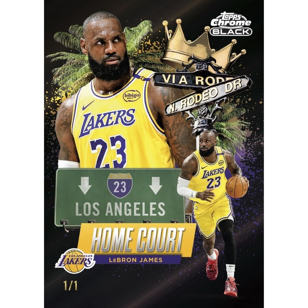 2025/26 Topps Chrome Black Basketball Hobby Box