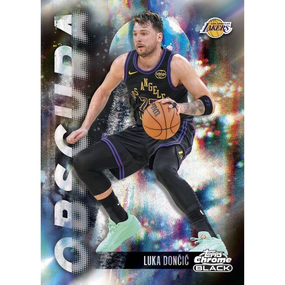 2025/26 Topps Chrome Black Basketball Hobby Box
