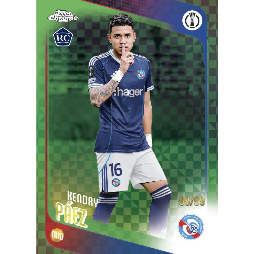 2025/26 Topps Chrome UEFA Club Competitions Soccer Blaster Box