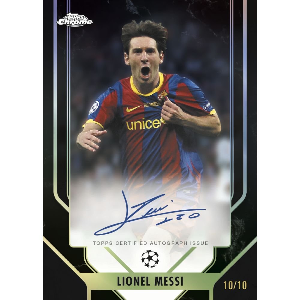 2025/26 Topps Chrome UEFA Club Competitions Soccer Blaster Box