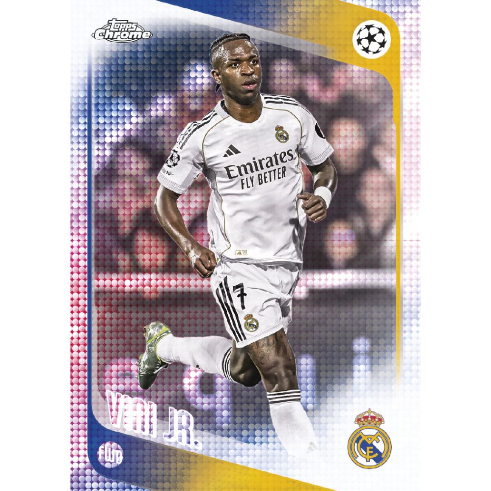 2025/26 Topps Chrome UEFA Club Competitions Soccer Blaster Box