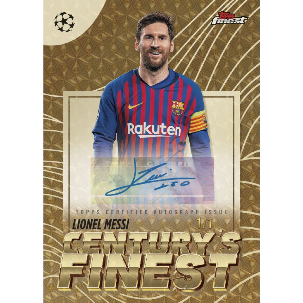 2025/26 Topps Finest UEFA Club Competitions Soccer Hobby Box