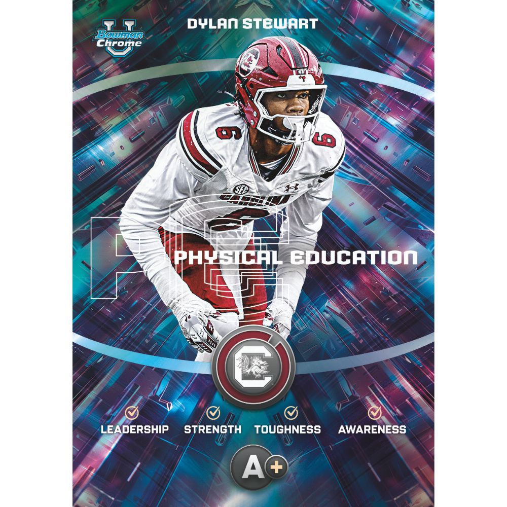 2025 Bowman University Chrome Football Blaster Box
