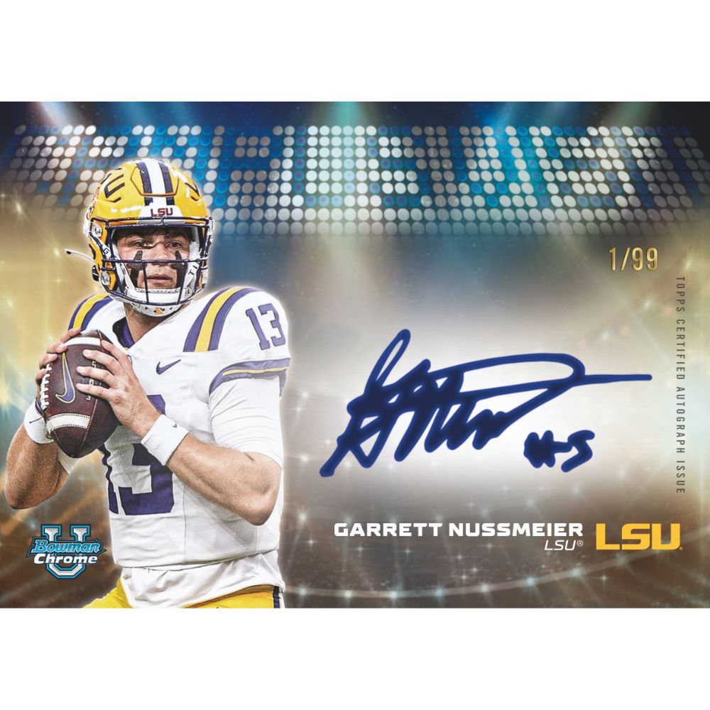 2025 Bowman University Chrome Football Jumbo Box