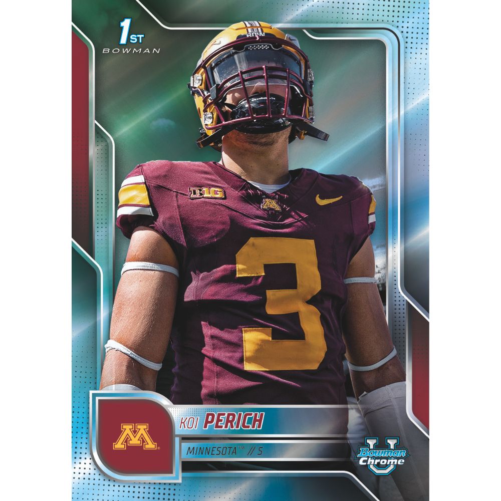 2025 Bowman University Chrome Football Jumbo Box