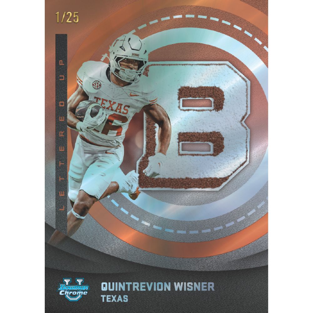 2025 Bowman University Chrome Football Breaker Delight Box